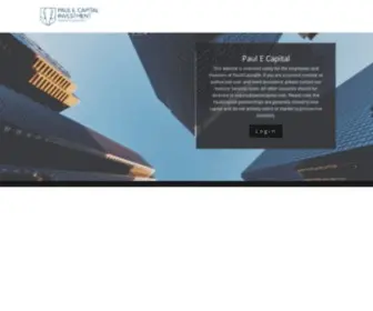 Paulecapital.com(Paul E Capital) Screenshot