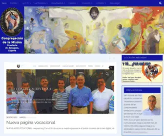Pauleszaragoza.org(Congregación de la Misión) Screenshot