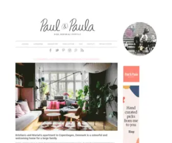 Pauletpaula.com(Kids design & lifestyle blog) Screenshot