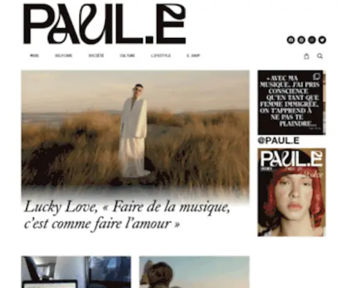 Paulette-Magazine.com(Paulette Magazine) Screenshot