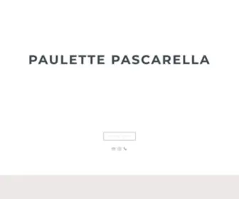 Paulettepascarella.com(Paulette Pascarella) Screenshot