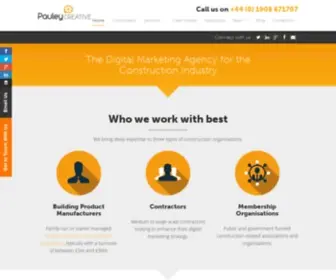 Pauleycreative.co.uk(Digital Construction Marketing Agency) Screenshot
