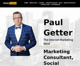 Paulgetter.com(Meet Paul Getter) Screenshot