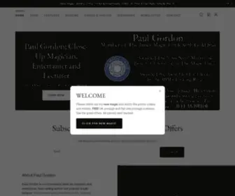 Paulgordon.net(Paul Gordon Magic) Screenshot