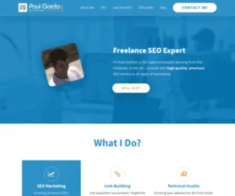 Paulgordonseo.co.uk(Freelance SEO Expert UK) Screenshot