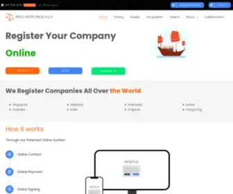 Paulhypepage.com.hk(Company Incorporation in Hong Kong) Screenshot