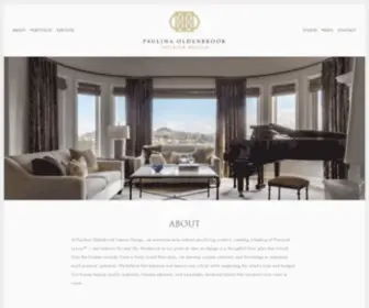 Paulinaoldenbrook.com(Paulina Oldenbrook Interior Design) Screenshot