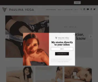 Paulinavega.com(Paulina Vega) Screenshot