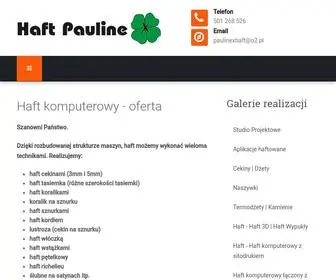 Paulinex-Haft.pl(Haft komputerowy) Screenshot