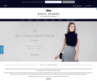 Pauljamesknitwear.com(Paul James Knitwear) Screenshot