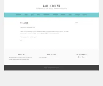 PauljDolan.com(Ad Technology and Digital Marketing Executive) Screenshot