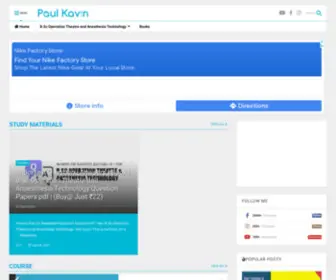 Paulkavin.com(Paul Kavin) Screenshot