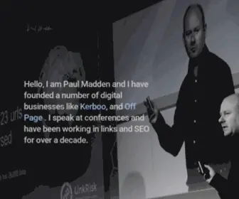Paulmadden.co.uk(Paul Madden) Screenshot