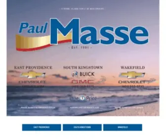 Paulmasse.com(Paul Masse Chevrolet) Screenshot