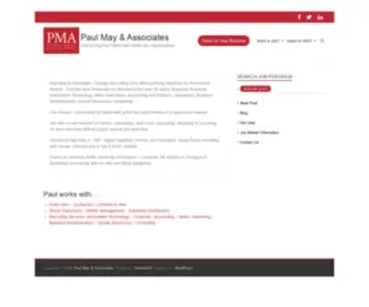 Paulmayassociates.com(Hiring Solutions Services) Screenshot