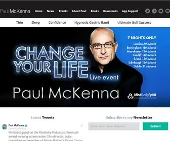 Paulmckenna.com(Paul McKenna) Screenshot