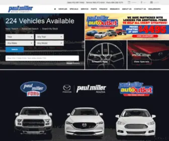 Paulmillerauto.com(Paul Miller Motor Company) Screenshot