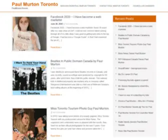 Paulmurton.com(Canada Credit graphic design printing press toronto visual art) Screenshot