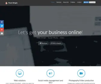 Paulogingao.com(Paulo Gingão internet solutions) Screenshot