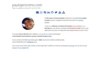 Paulojeronimo.com(paulojeronimo) Screenshot