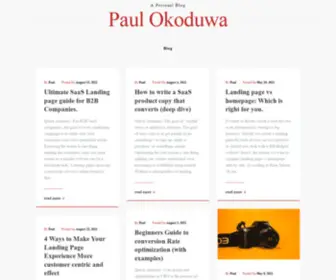 Paulokoduwa.com(Paul okoduwa) Screenshot