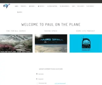 Paulontheplane.com(Start Your Journey) Screenshot