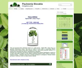 Paulownia-Slovakia.eu(Paulownia Slovakia) Screenshot