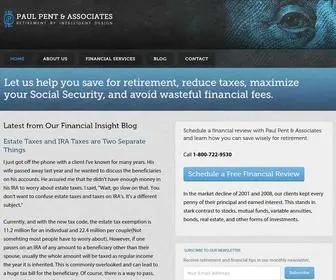 Paulpent.com(Paul Pent & Associates) Screenshot