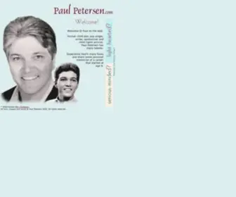 Paulpetersen.com(Official Paul Petersen Website) Screenshot