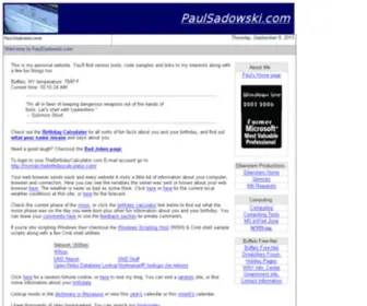 Paulsadowski.com(About) Screenshot