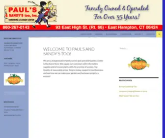 Paulsandsandys.com(Paul’s) Screenshot