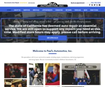 Paulsautomotiverepair.com(Paul's Automotive) Screenshot