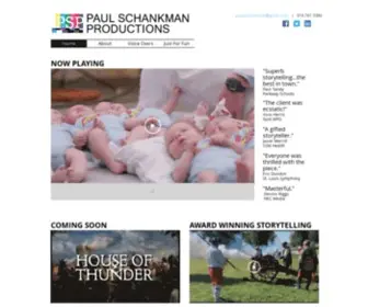 Paulschankman.com(Paul Schankman Productions) Screenshot