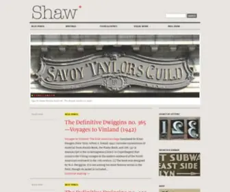 Paulshawletterdesign.com(Paul Shaw Letter Design) Screenshot