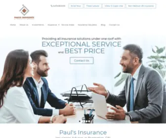 Paulsinsurance.ca(Paul’s Insurance) Screenshot