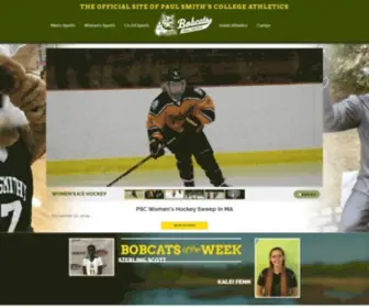 Paulsmithsbobcats.com(Paul Smith's College Athletics Athletics) Screenshot