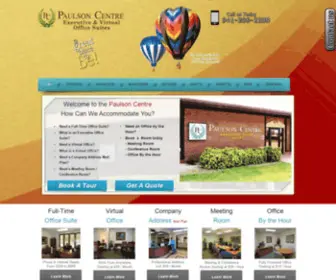 Paulsoncentre.com(Paulson Centre Executive & Virtual Office Suites) Screenshot