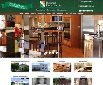 Paulsonsconstruction.com(Let us make your house the home you always dreamed of. Our company's goal) Screenshot