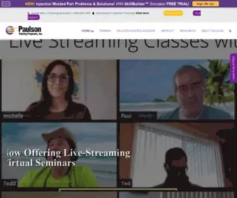 Paulsontraining.com(Plastics Online Training) Screenshot