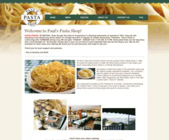 Paulspastashop.com(Paul's Pasta Website) Screenshot