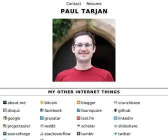 Paultarjan.com(Paul Tarjan) Screenshot