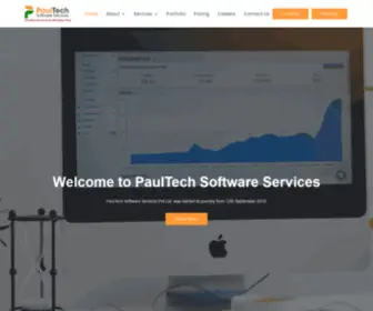 Paultechsoftwareservices.com(PaulTech software service pvt ltd) Screenshot