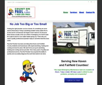 Paultheplumberinc.com(Paul The Plumber) Screenshot