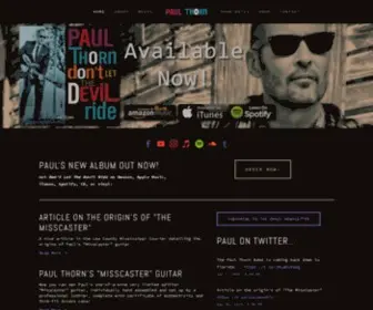 Paulthorn.com(Paul Thorn) Screenshot