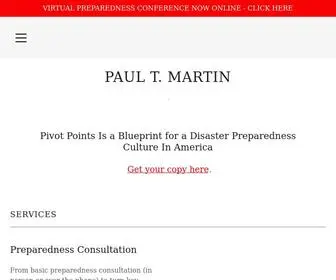 Paultmartin.com(Prepper and author Paul T. Martin) Screenshot