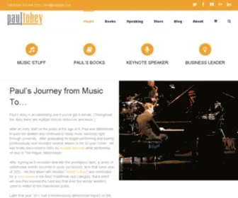 Paultobey.com(Paul Tobey) Screenshot
