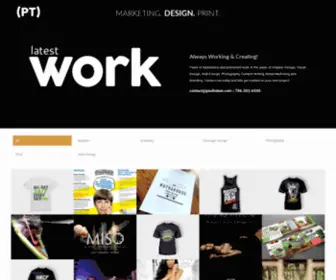 Paultobon.com(BeParallax) Screenshot