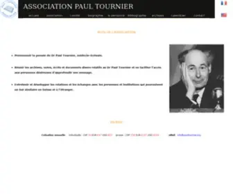 Paultournier.org(Site de l'Association Paul Tournier) Screenshot