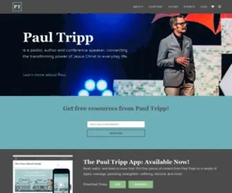 Paultripp.com(Paul tripp) Screenshot