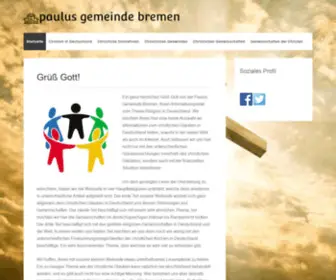 Paulus-Gemeinde-Bremen.de(Paulus Gemeinde Bremen) Screenshot